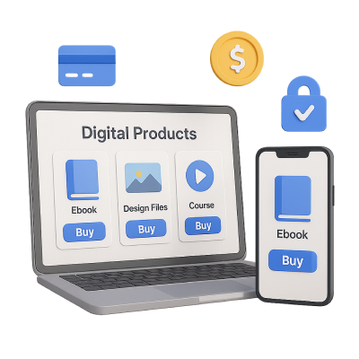 Ilustrasi Produk Digital & Jasa