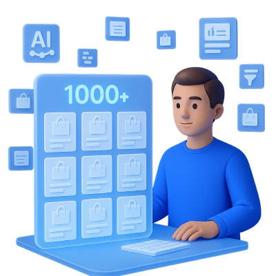 Ilustrasi Dashboard Produk