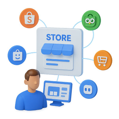 Ilustrasi Multi-Channel