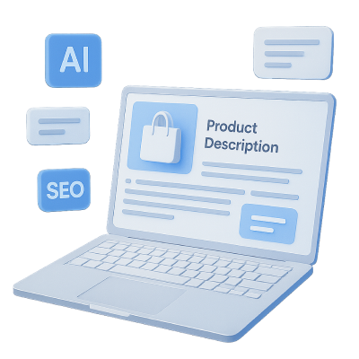 Ilustrasi AI Product Listing