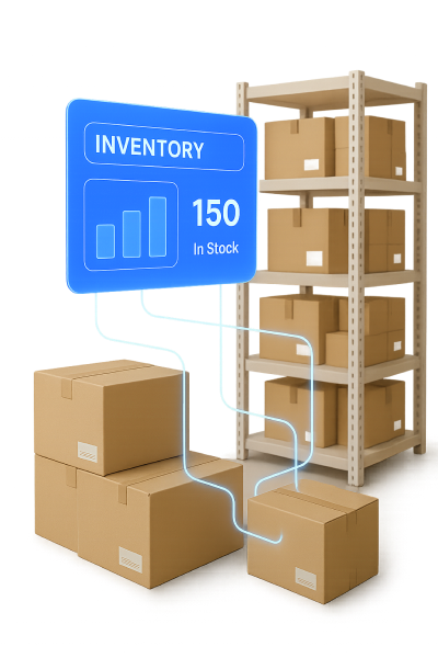 Ilustrasi Sinkron Stok